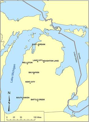 Inter-annual Variability of Snowfall in the Lower Peninsula of Michigan